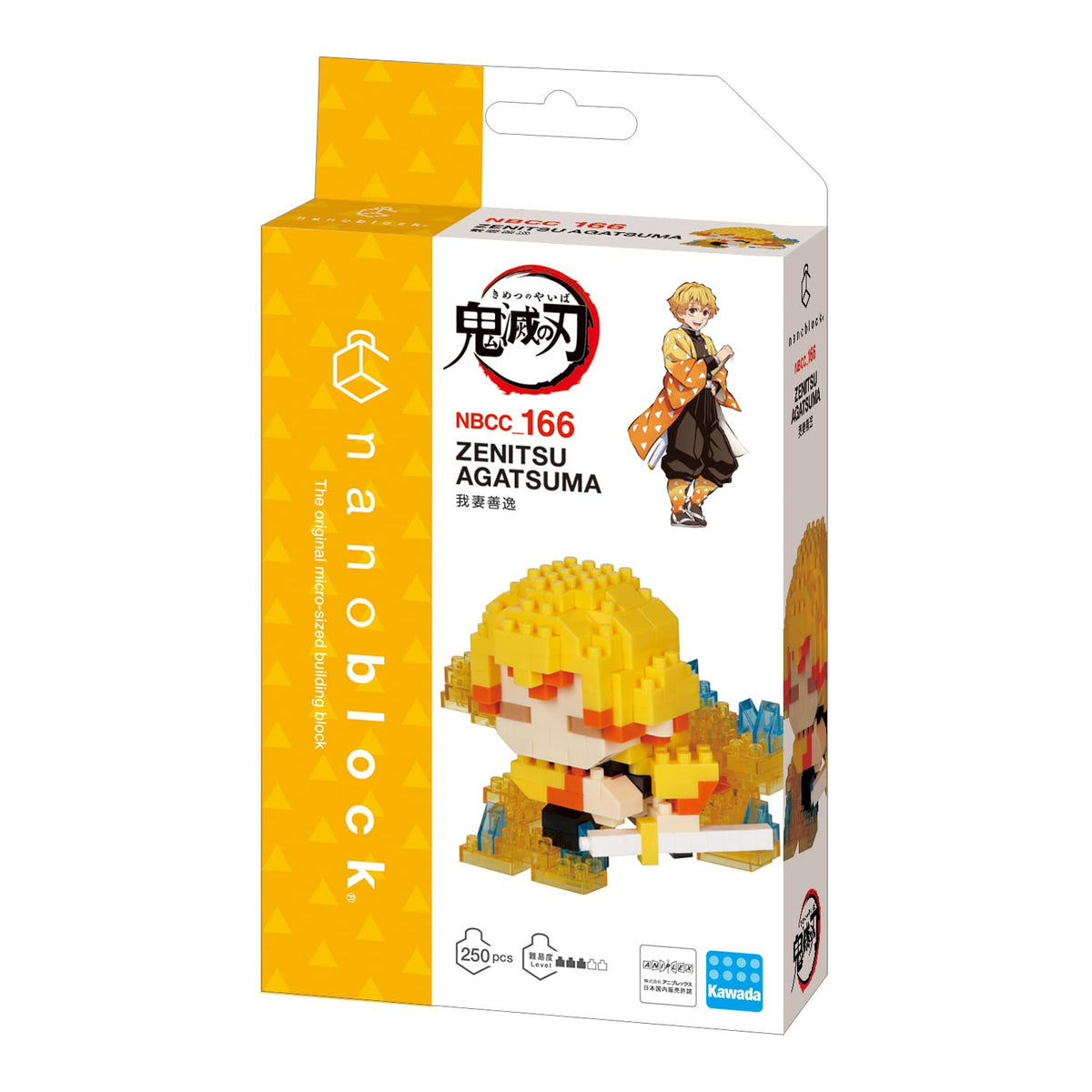 Nanoblock Demon Slayer Zenitsu Agatsuma (Thunder Breathing) – Character Collection Building Kit