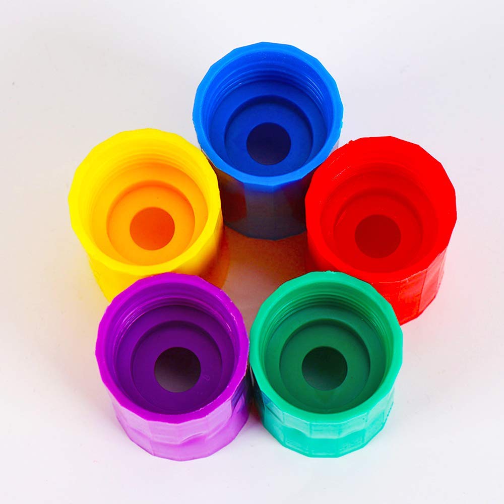 NANAOUS Tornado Bottle Connectors Cyclone – 5pc Plastic STEM Building Kit