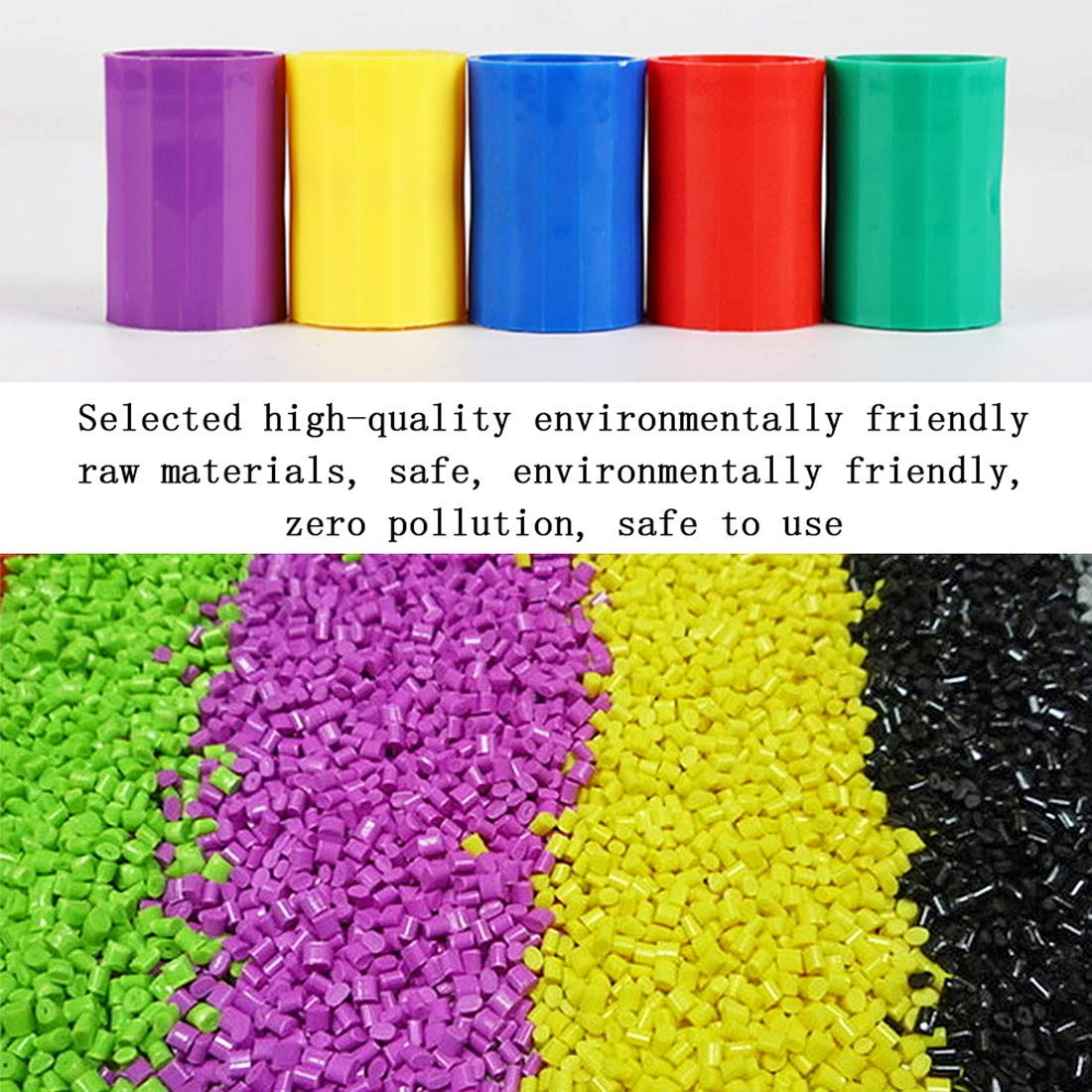 NANAOUS Tornado Bottle Connectors Cyclone – 5pc Plastic STEM Building Kit
