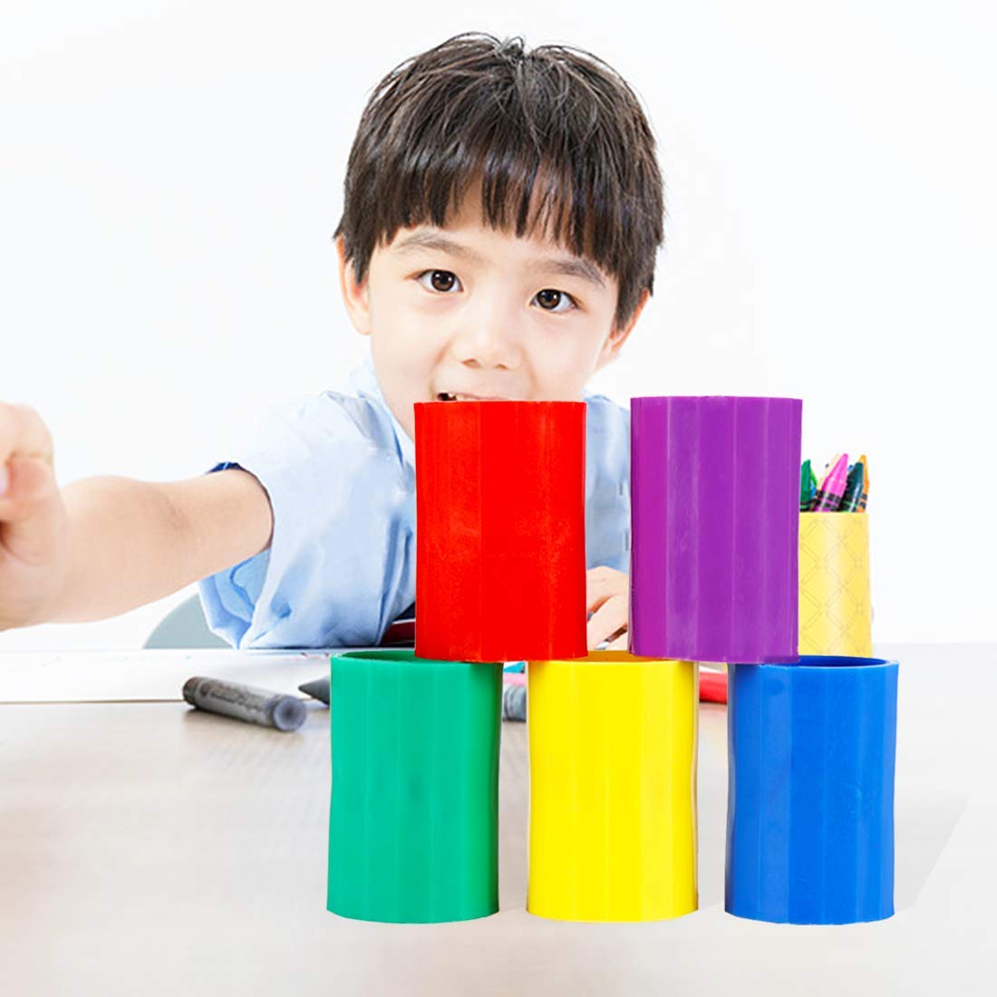 NANAOUS Tornado Bottle Connectors Cyclone – 5pc Plastic STEM Building Kit