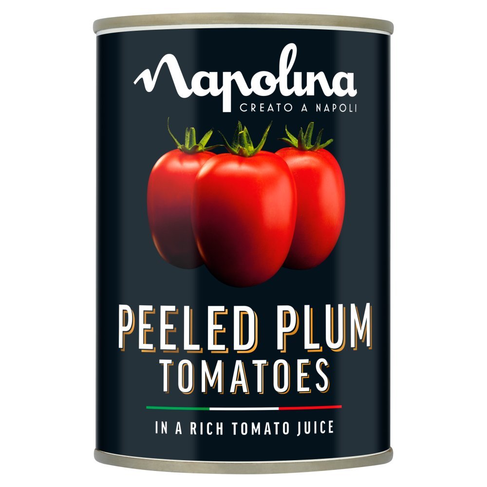 Napolina Peeled Plum Tomatoes in a Rich Tomato Juice, 400g
