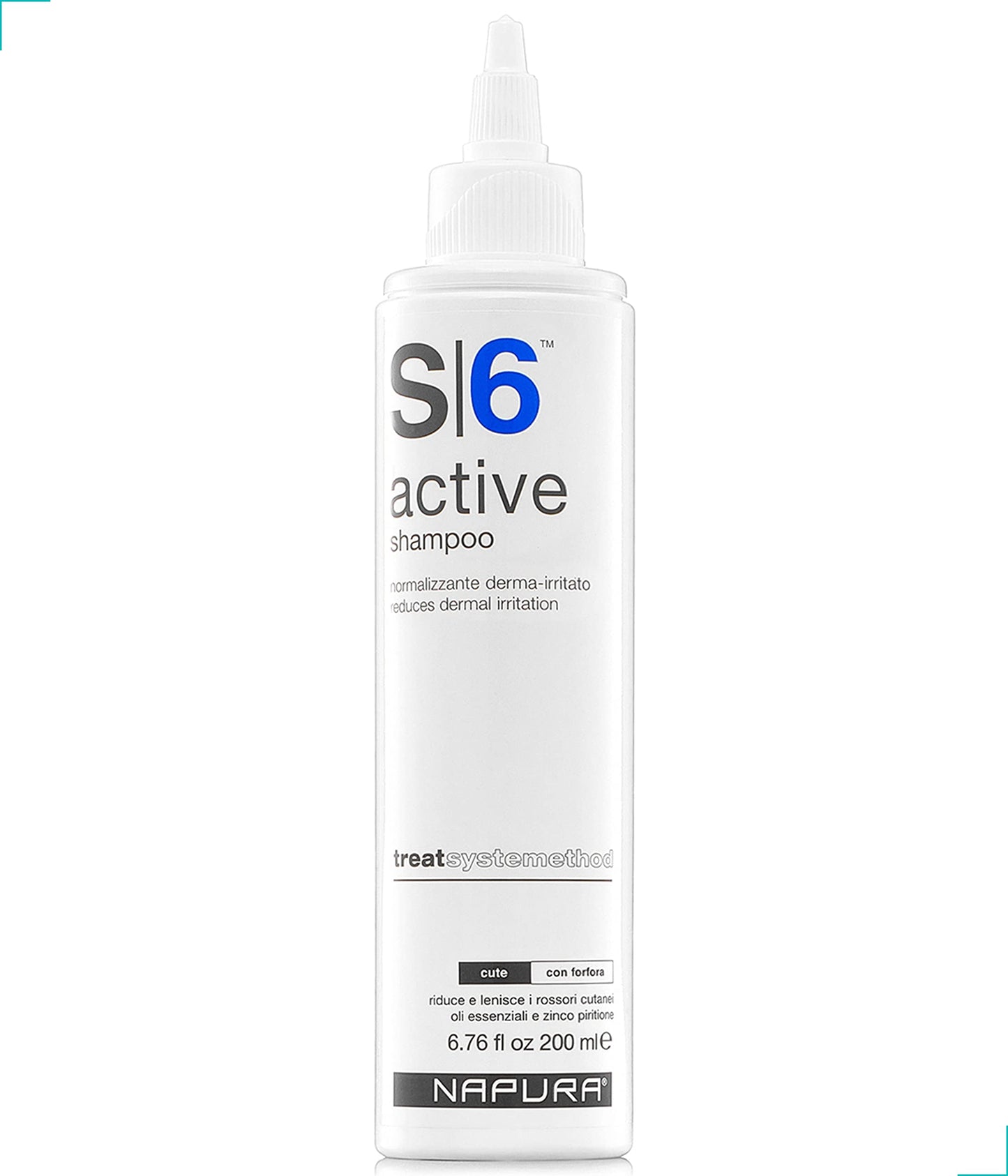 NAPURA S6 Anti Dandruff Shampoo – Tea Tree Oil, 1% Zinc & 1% Salicylic Acid