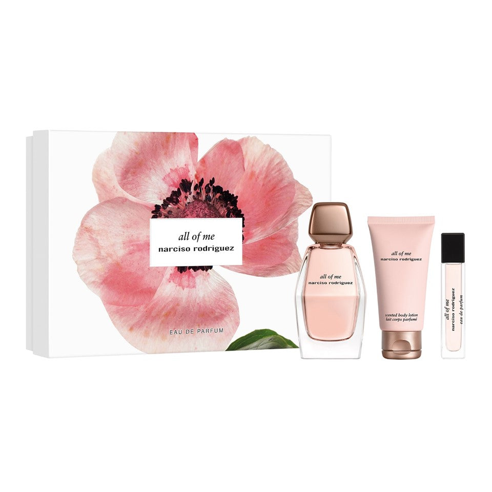 Narciso Rodriguez All Of Me Gift Set 90ml EDP + 50ml Body Lotion + 10ml EDP
