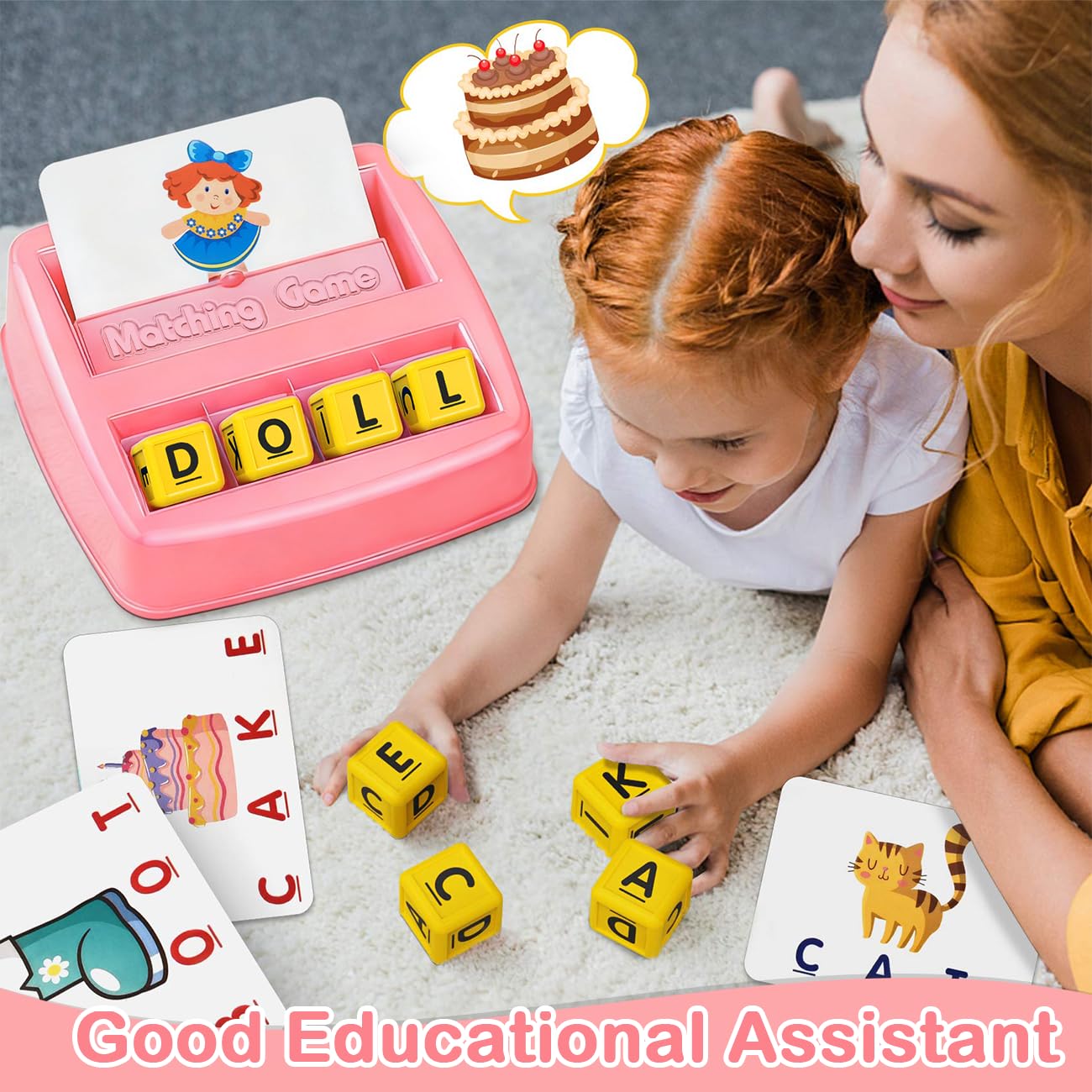 NARRIO Matching Letter Game – Preschool ABC Learning Toy for 2-8 Year Olds | Gift Idea