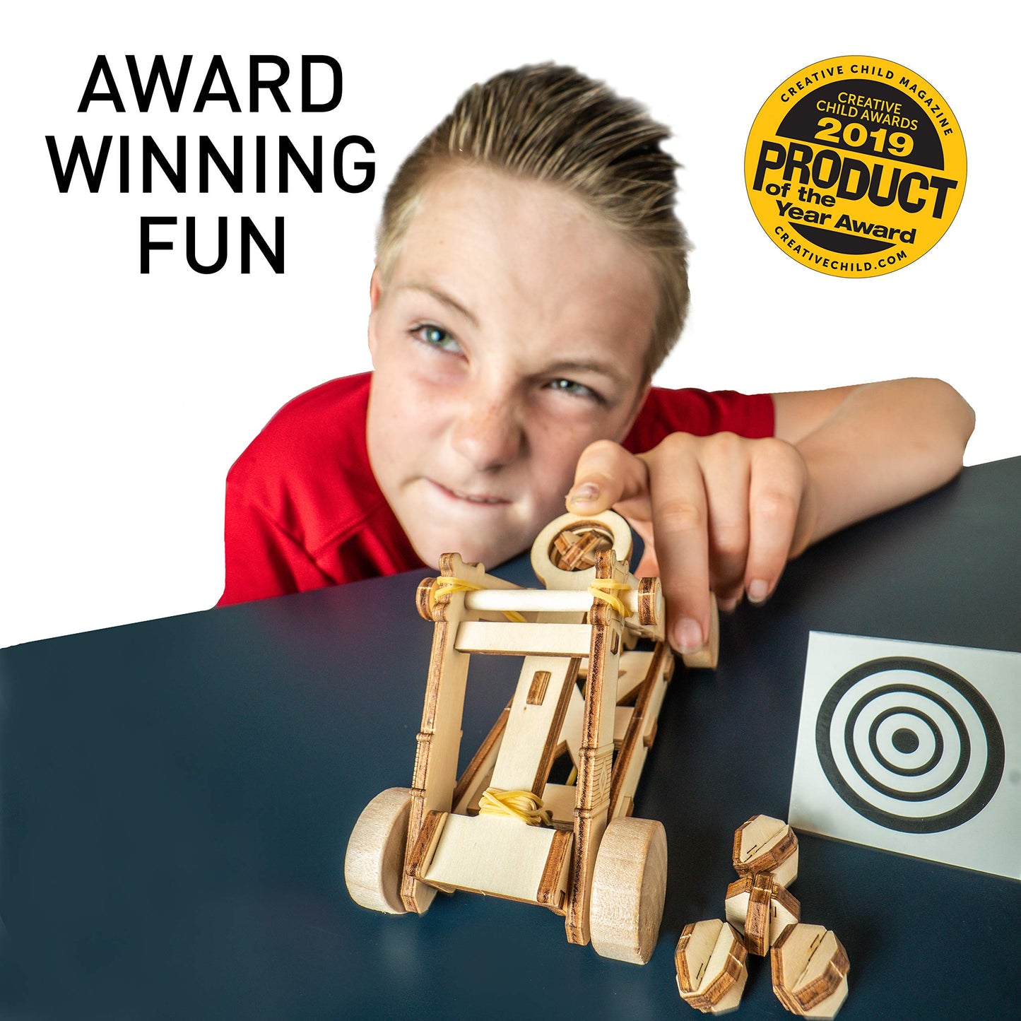 Blue Marble | National Geographic Da Vinci Catapult Kit for Kids – 3-in-1 STEM Building Toy (Amazon Exclusive)