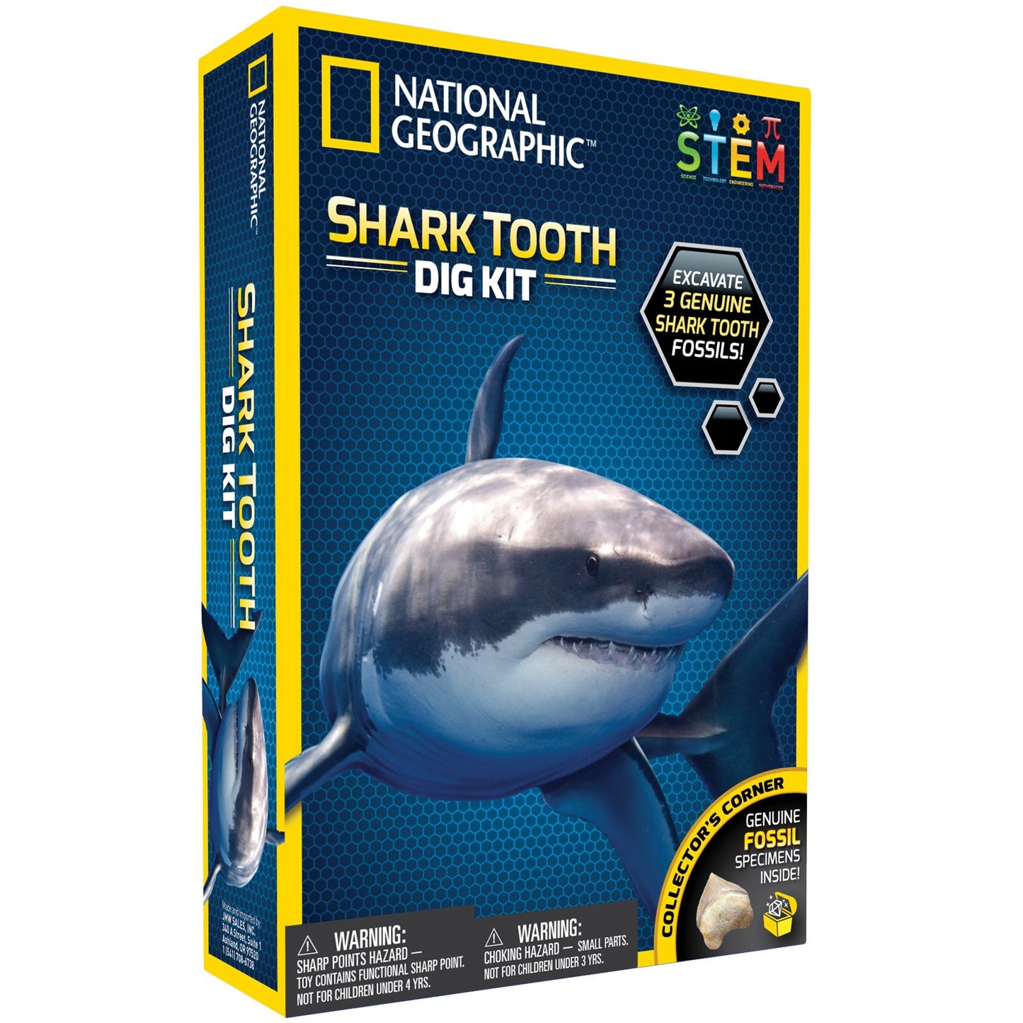 National Geographic Shark Teeth Dig Kit – Fossils, Archaeology & Marine Biology for Kids