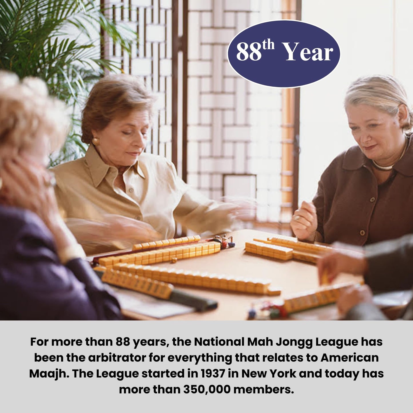 National Mah Jongg League 2025 Mahjong Cards Four-Pack – Official Hands & Rules for American Mahjong