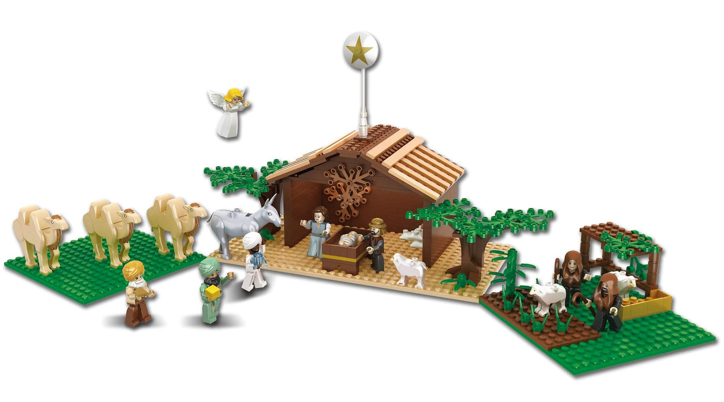 Nativity Bricks Ultimate Play Set – 315-Piece Indoor Nativity Scene for Kids