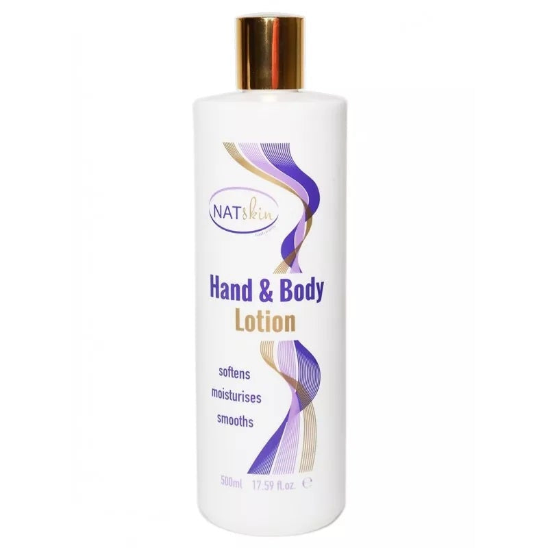 Natskin Hand & Body Lotion - Deeply Hydrating for All Skin Types 500ml/16.91 oz