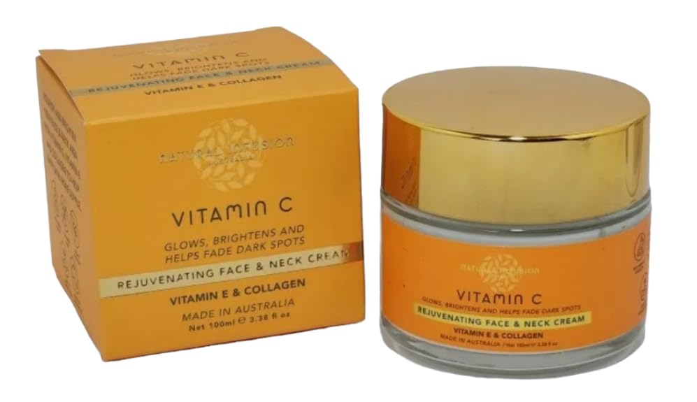 Natural Infusion Vitamin C Rejuvenating Face & Neck Cream – Brightens, Firms, Fades Dark Spots