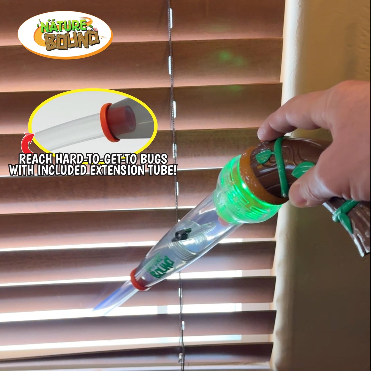 Nature Bound Bug Catcher Toy – Eco-Friendly Bug Vacuum, Capture Core with Magnification, Complete STEM Kit for Kids 3–12