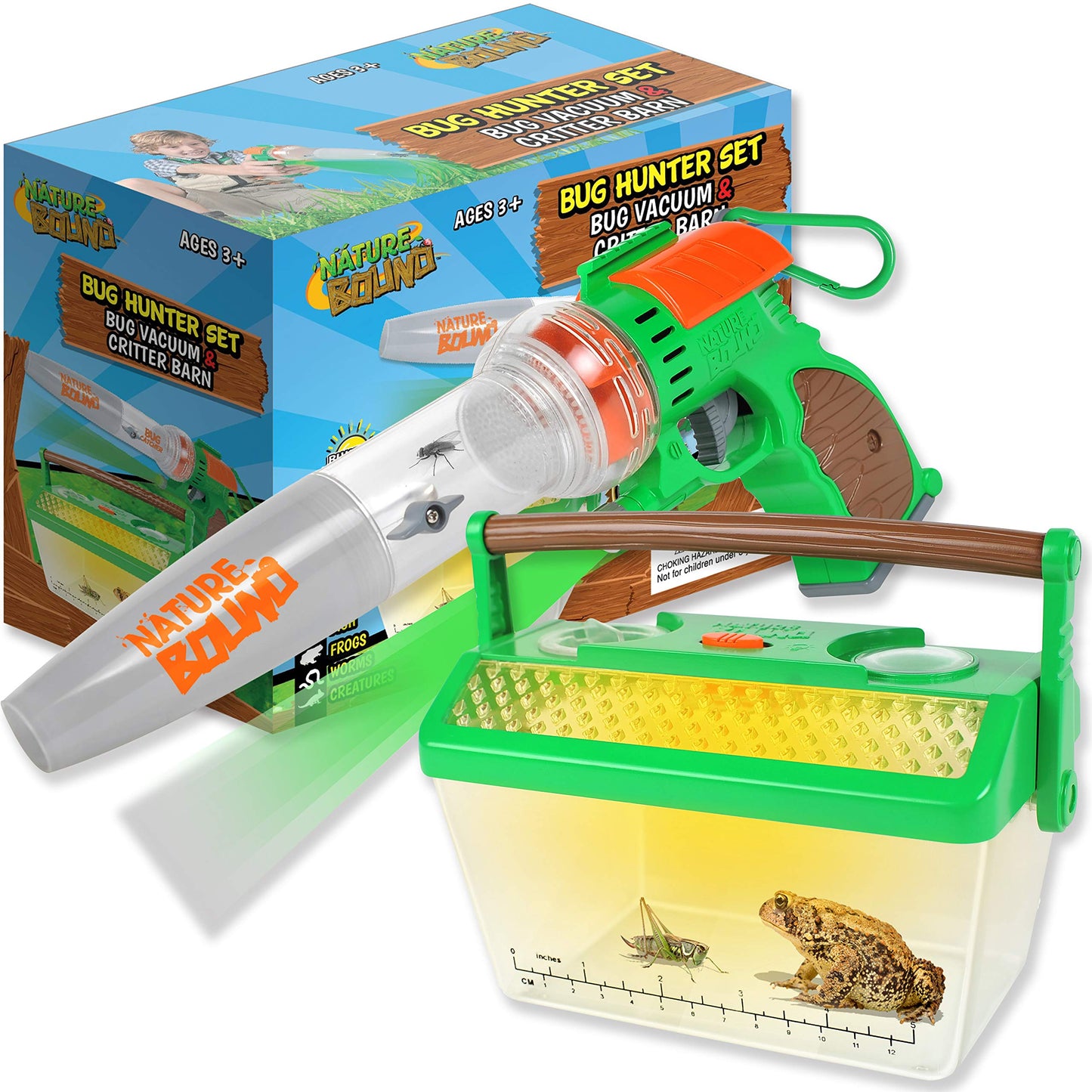 Nature Bound Bug Catcher Vacuum with Light Up Habitat – Kid’s STEM Kit