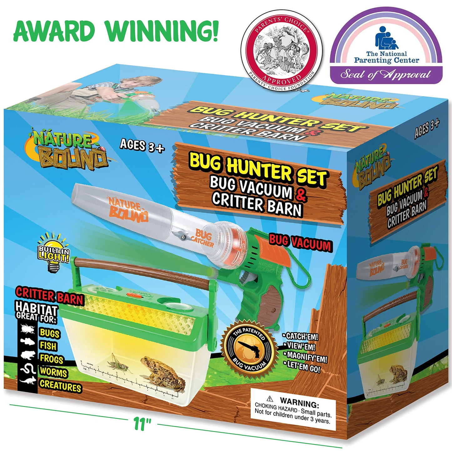 Nature Bound Bug Catcher Vacuum with Light Up Habitat – Kid’s STEM Kit