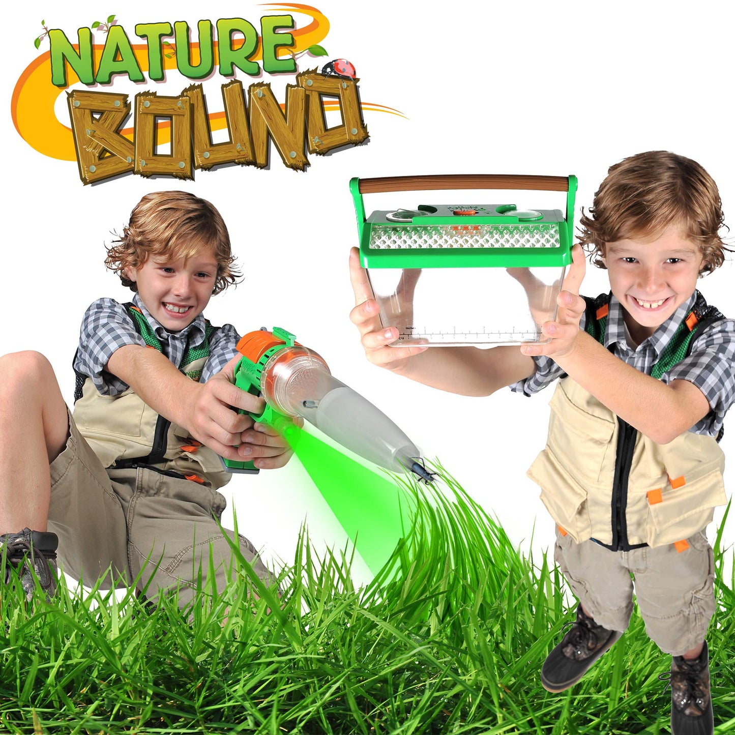 Nature Bound Bug Catcher Vacuum with Light Up Habitat – Kid’s STEM Kit