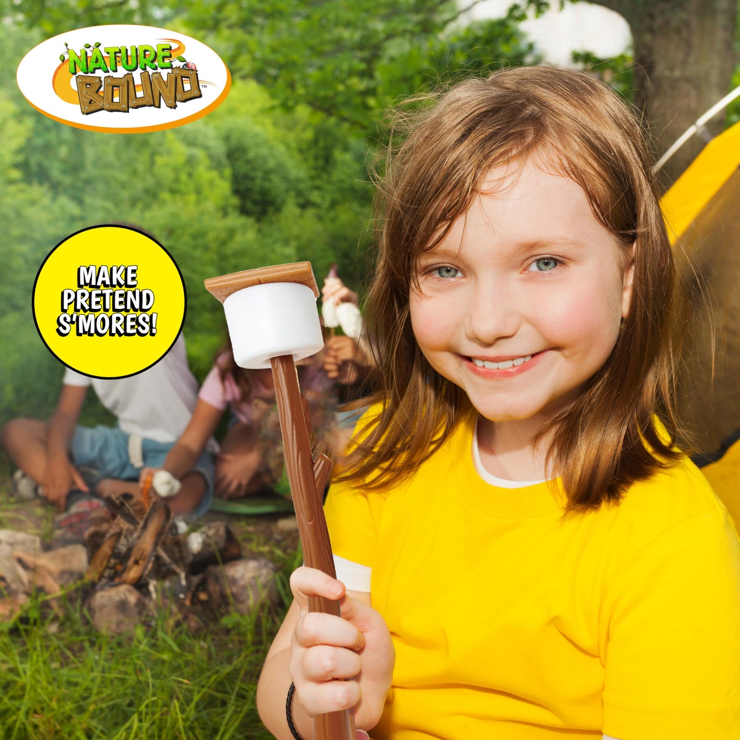 Nature Bound Kids Camping Playset – Light-Up Campfire Toy for Indoor & Outdoor Adventures