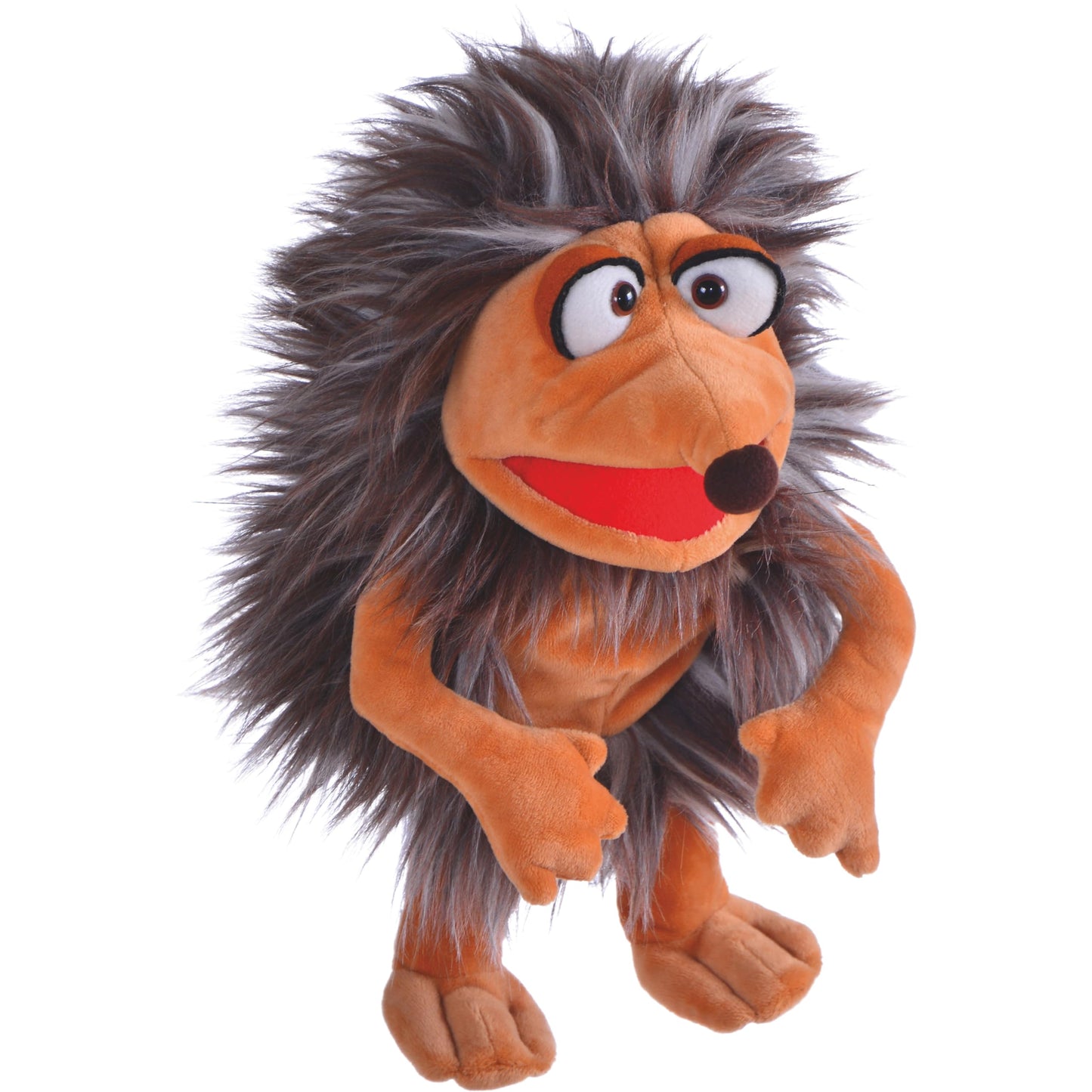Nature Bound Living Puppets Pik Hedgehog – 12-Inch Plush Hand Puppet for Kids