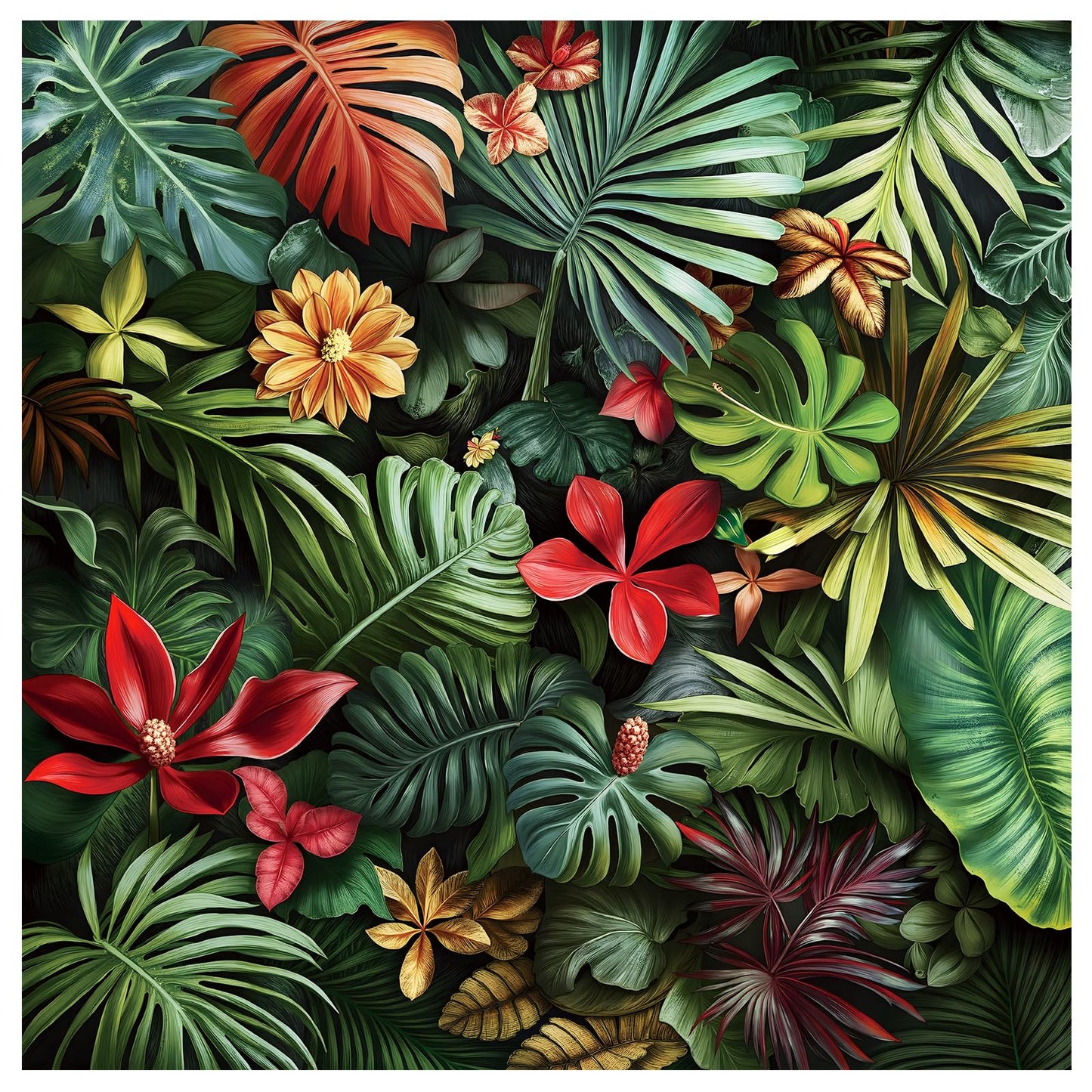 Naturelish 1000-Piece Jigsaw Puzzle – Green Nature Plant (24x24 in)