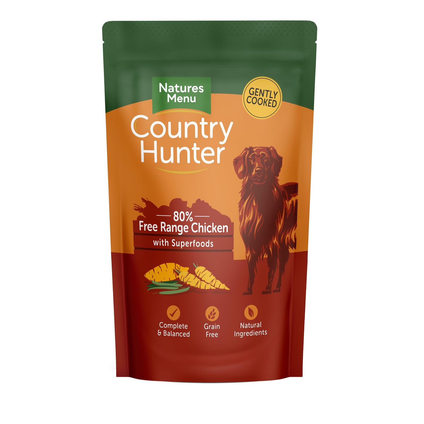 Natures Menu Country Hunter Dog Pouch Chicken 6x150g