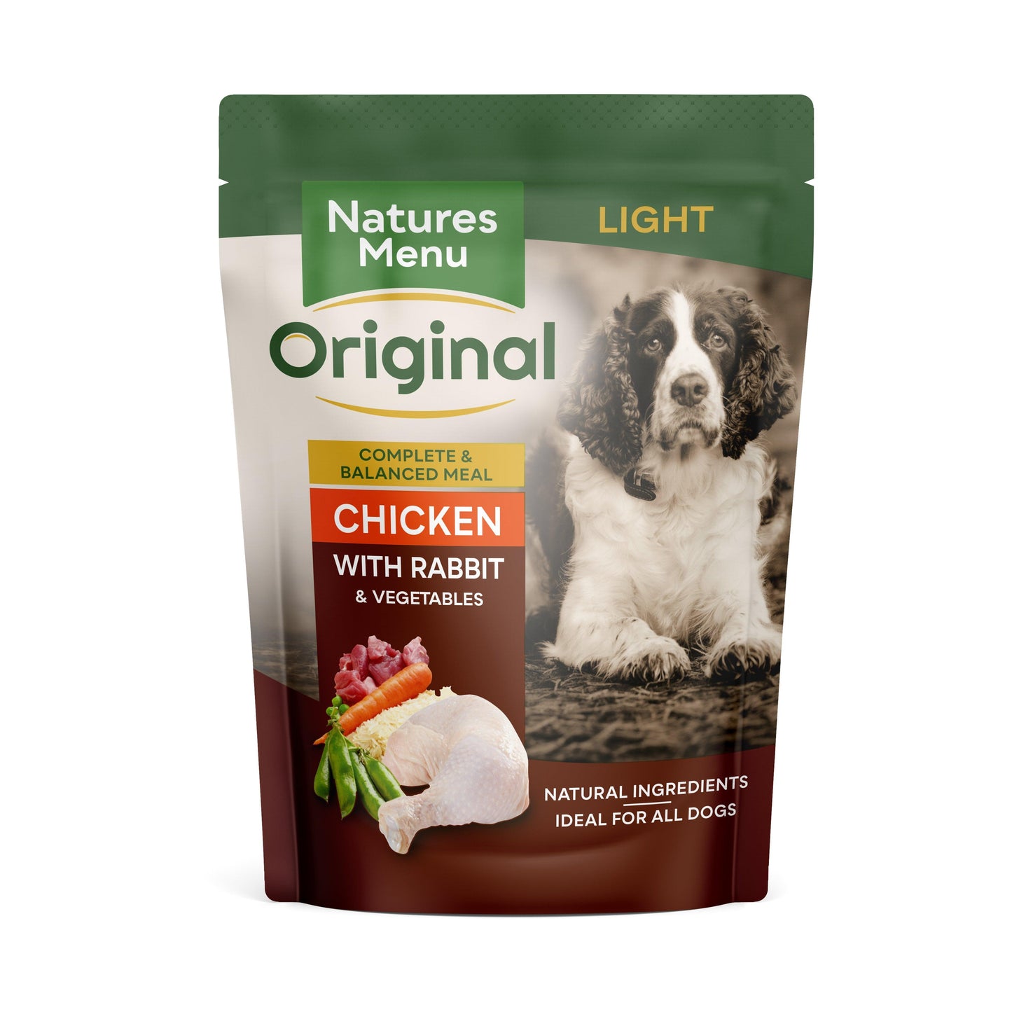 Natures Menu Dog Pch Light Chick&Rab 8x300g