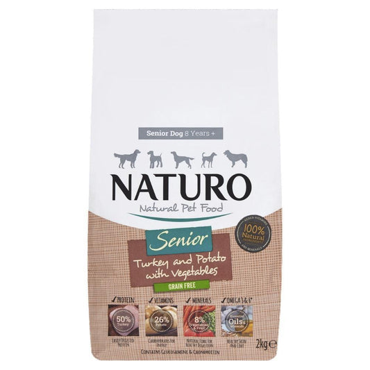 Naturo Senior Grain Free Turkey with Potato & Veg 2kg