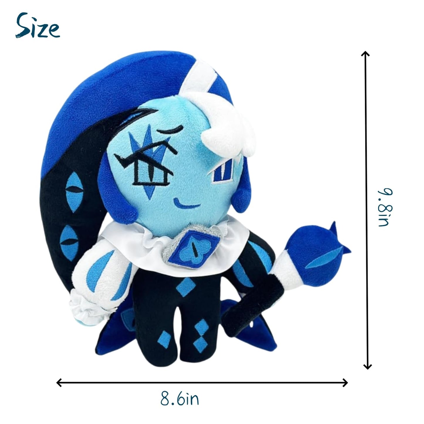 NAXKZI Shadow Milk Cookie Plush Toy – 9.8-Inch Collectible for Game Fans