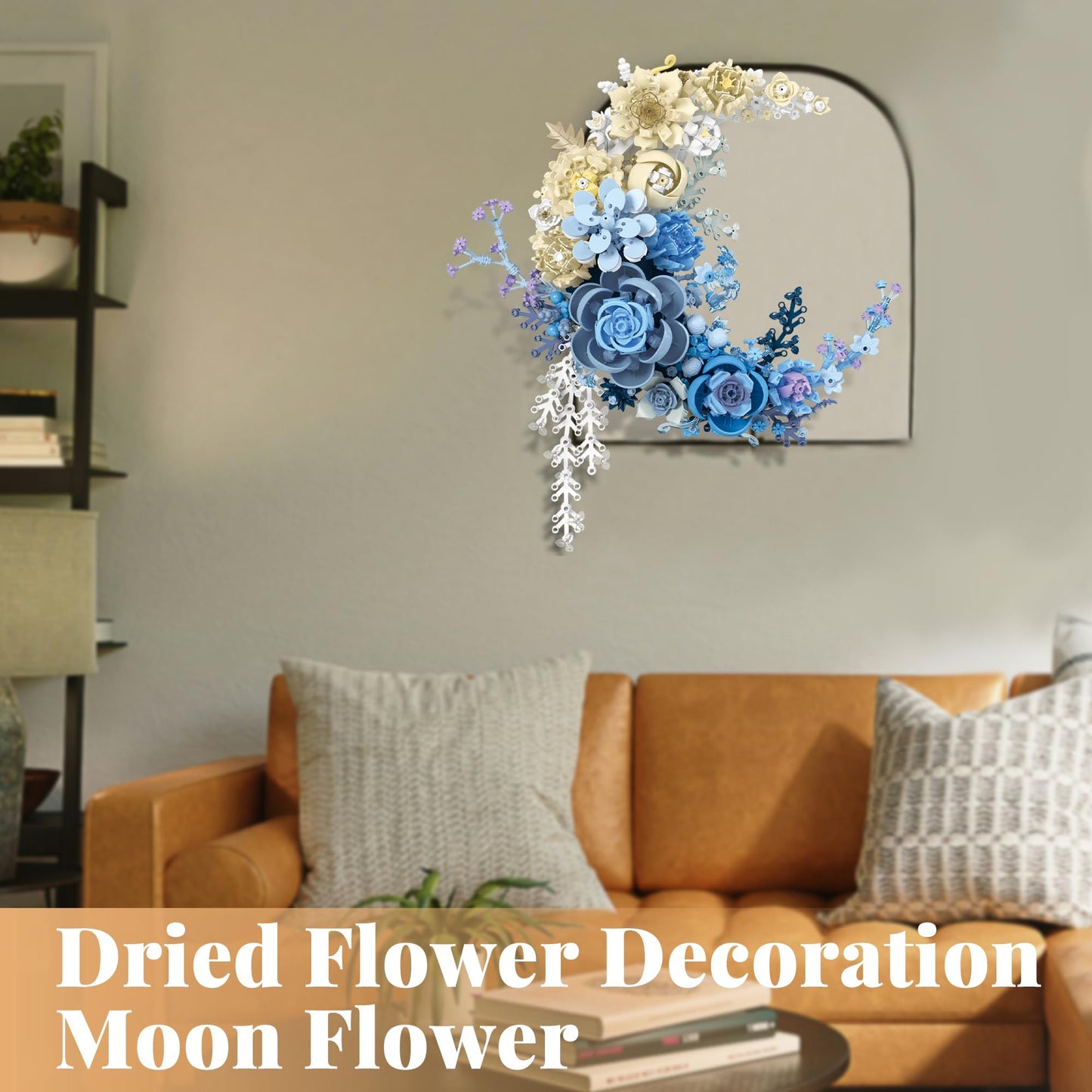 Nayihoop Moon Flower Building Set – 934-Piece Botanical Wall Decor Kit