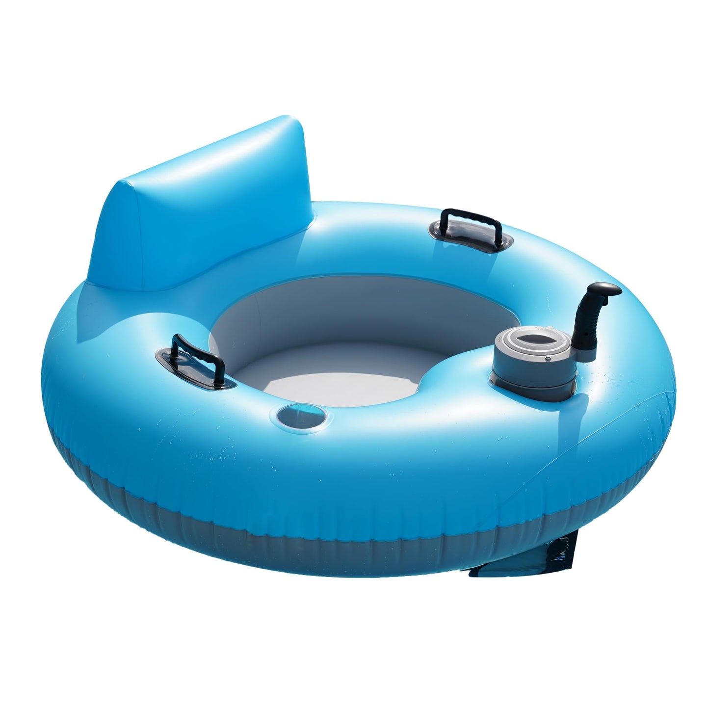 NBJIALIN Inflatable River Tube Float with Backrest – Heavy-Duty Motorized River Run