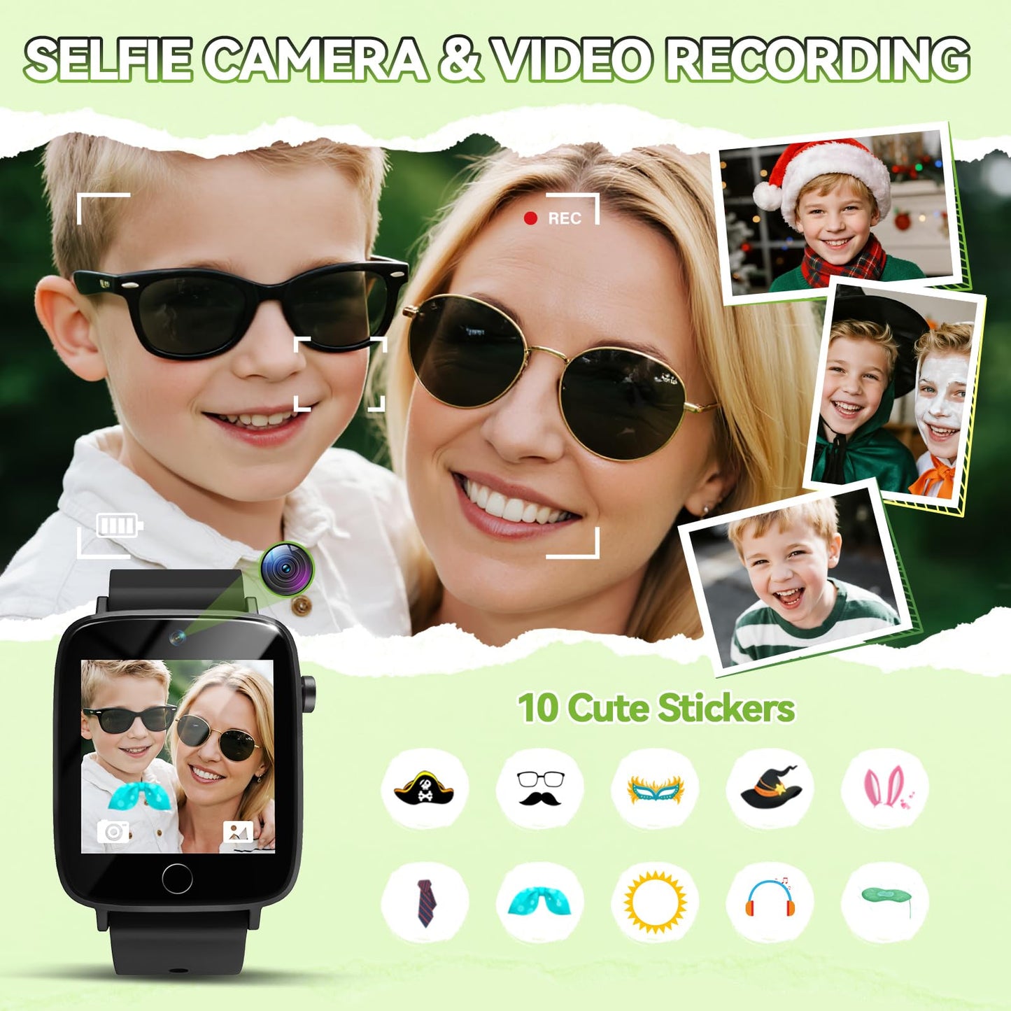 NBKLS Kids Watch for Boys | 4–10 Years, 26 Games, Camera & Learning Cards