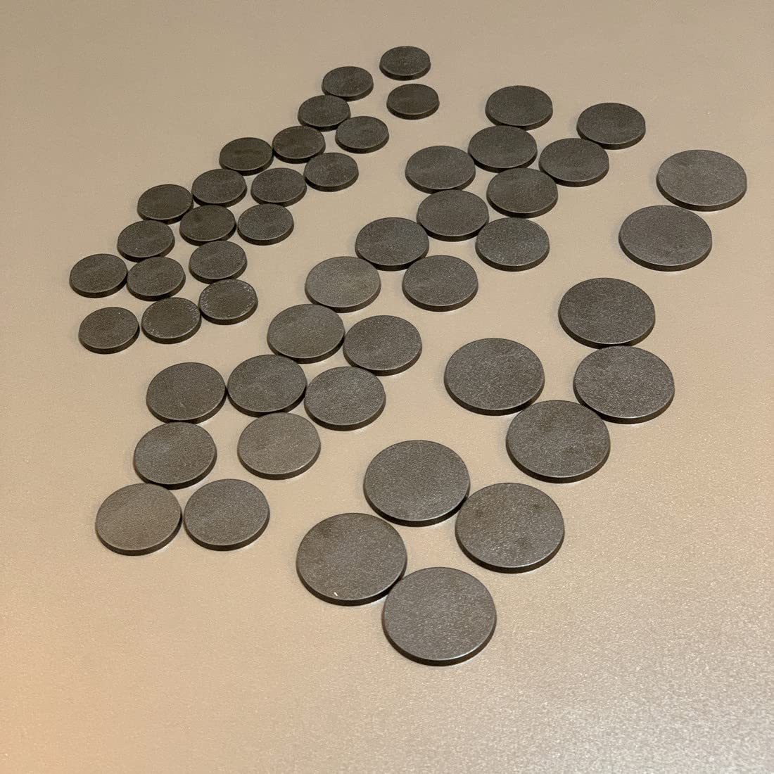 NC EBCO 50Pcs Mix Round Bases – 25mm, 32mm & 40mm for Miniatures