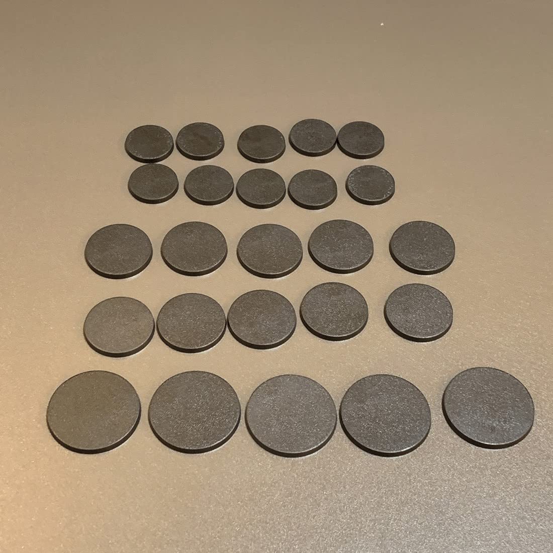 NC EBCO 50Pcs Mix Round Bases – 25mm, 32mm & 40mm for Miniatures