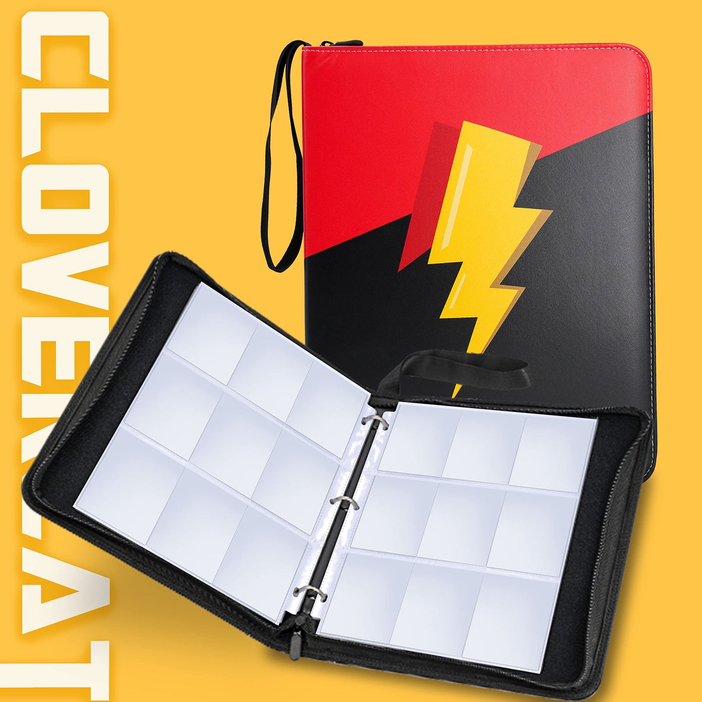 NeatoTek 9-Pocket Waterproof Trading Card Binder | 720 Card Capacity, 40 Pages