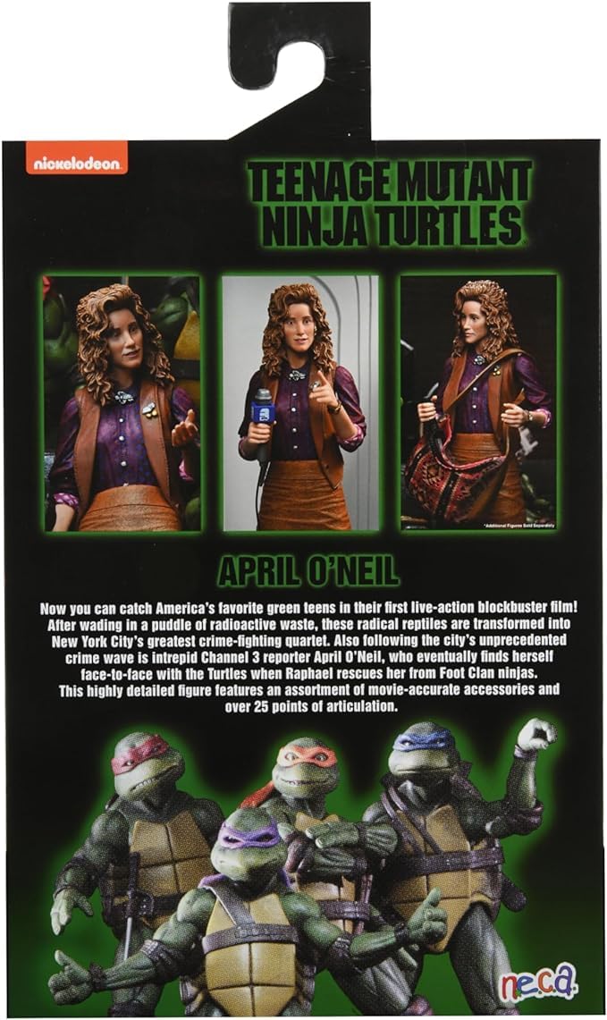 NECA Teenage Mutant Ninja Turtles April O'Neil Ultimate Figure 7-Inch Licensed Collectible