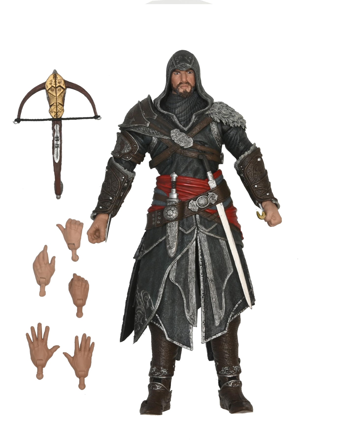 NECA Assassin's Creed Revelations Ezio Auditore 7-Inch Action Figure | 35+ Points of Articulation