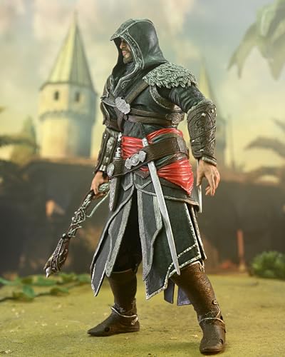 NECA Assassin's Creed Revelations Ezio Auditore 7-Inch Action Figure | 35+ Points of Articulation