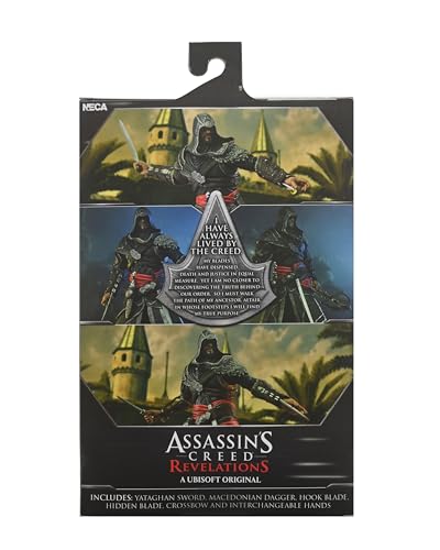 NECA Assassin's Creed Revelations Ezio Auditore 7-Inch Action Figure | 35+ Points of Articulation