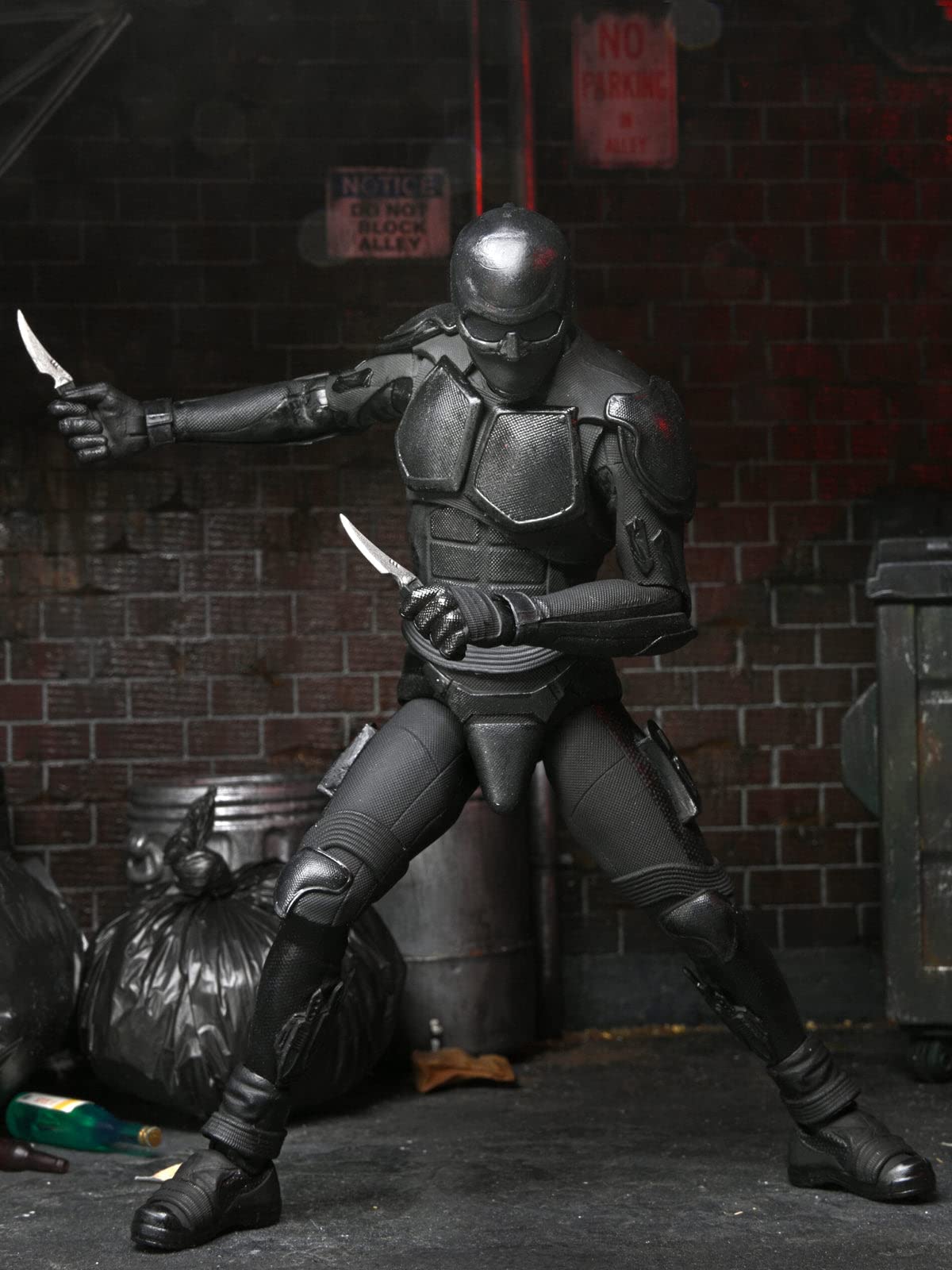 NECA The Boys Black Noir 7in Figure – Collectible Articulated Figure with Interchangeable Hands