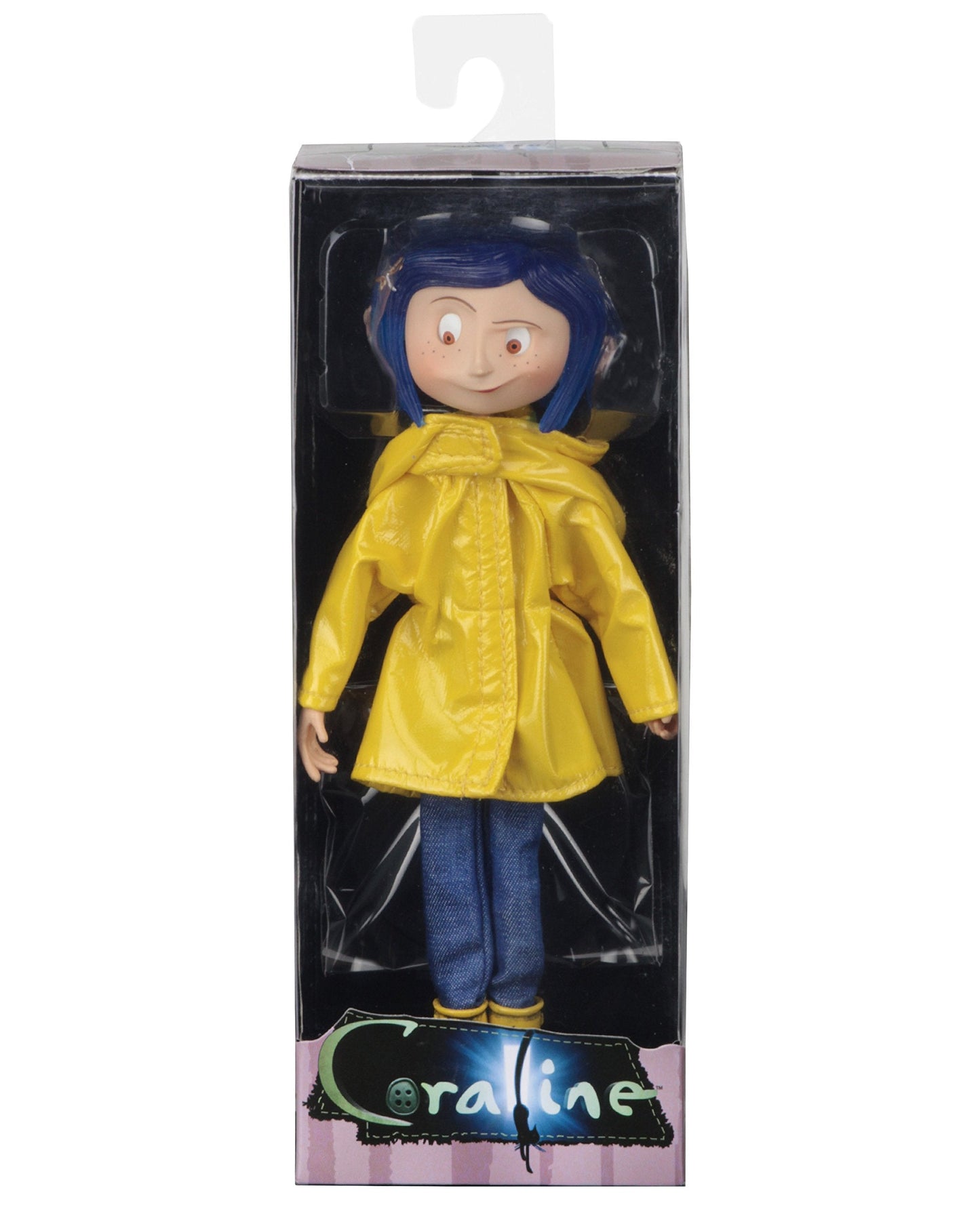NECA Coraline Bendy Doll in Rain Coat – Collectible Figure
