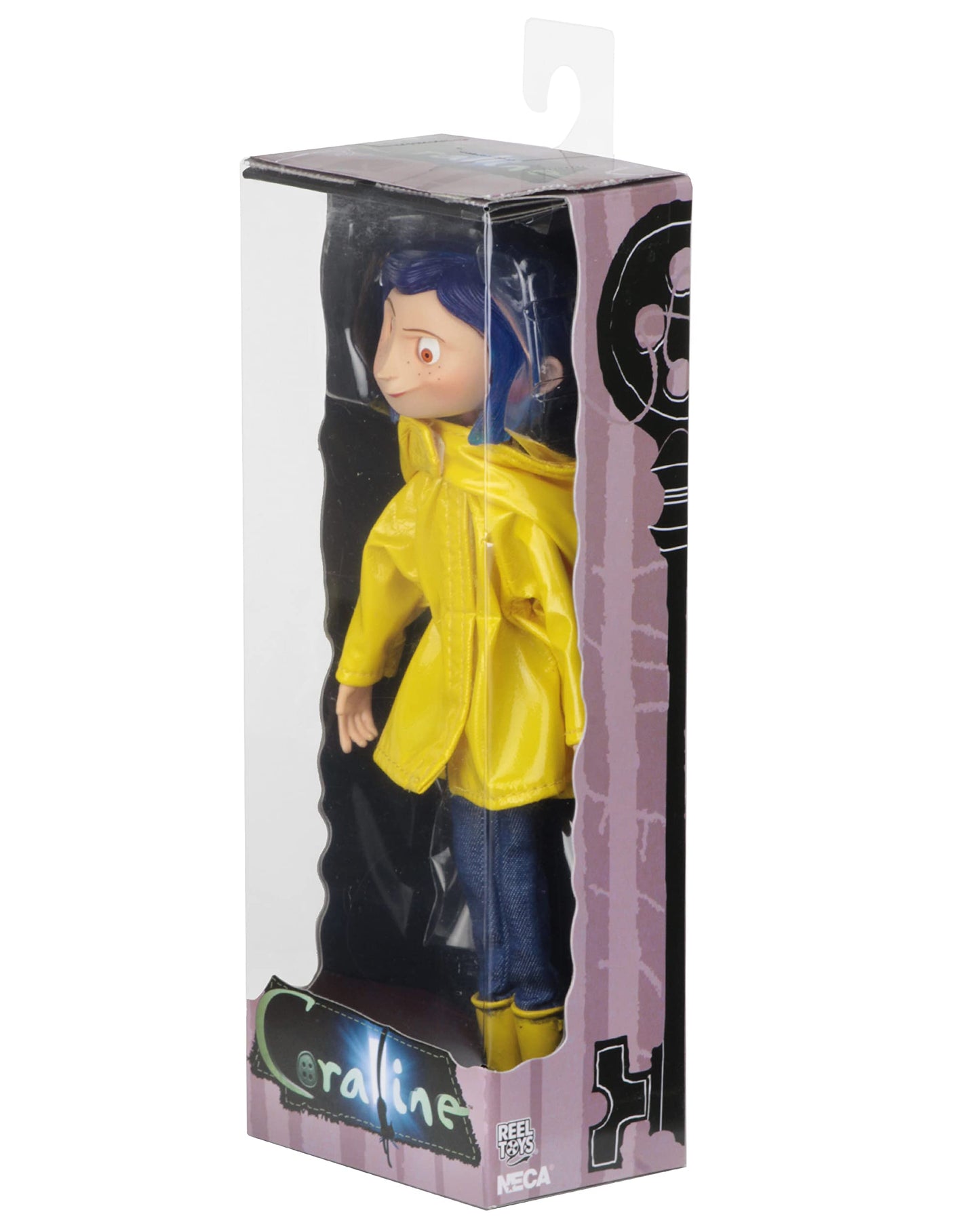 NECA Coraline Bendy Doll in Rain Coat – Collectible Figure