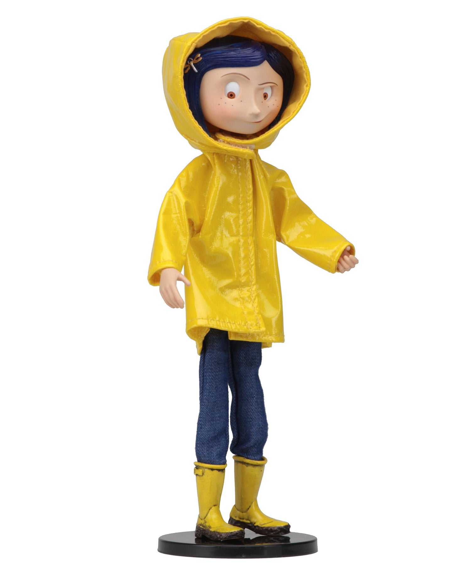 NECA Coraline Bendy Doll in Rain Coat – Collectible Figure