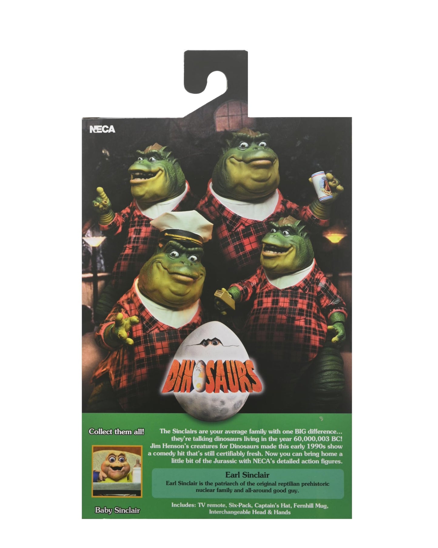 NECA Dinosaurs Ultimate Earl Sinclair 7-Inch Action Figure | Collectible Figure