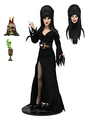 NECA Elvira - 8-inch Clothed Figure | Fully Articulated Horror Collectible
