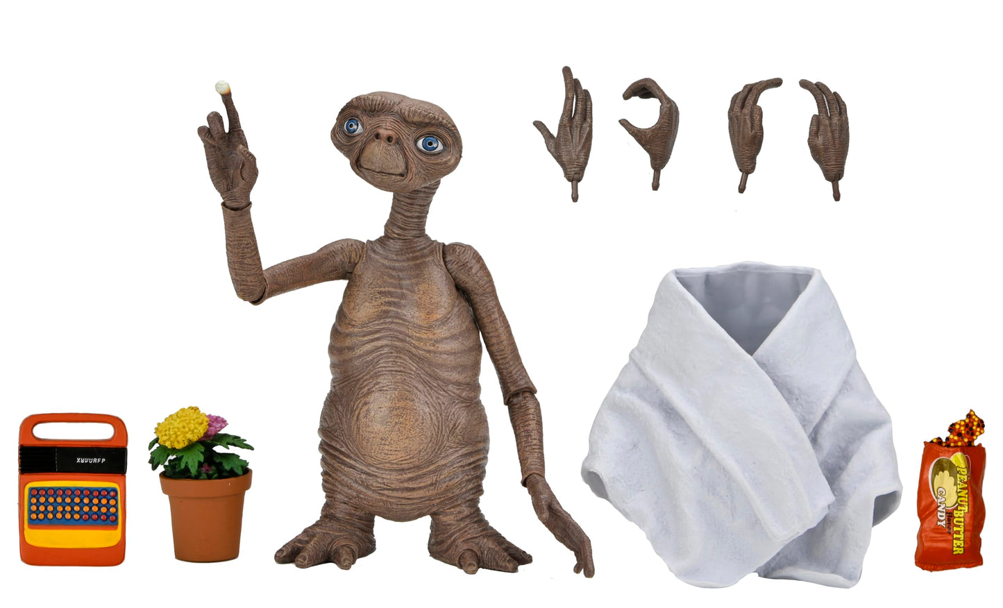 NECA E.T. 40th Anniversary Ultimate 7-Inch Action Figure | Collectible Set