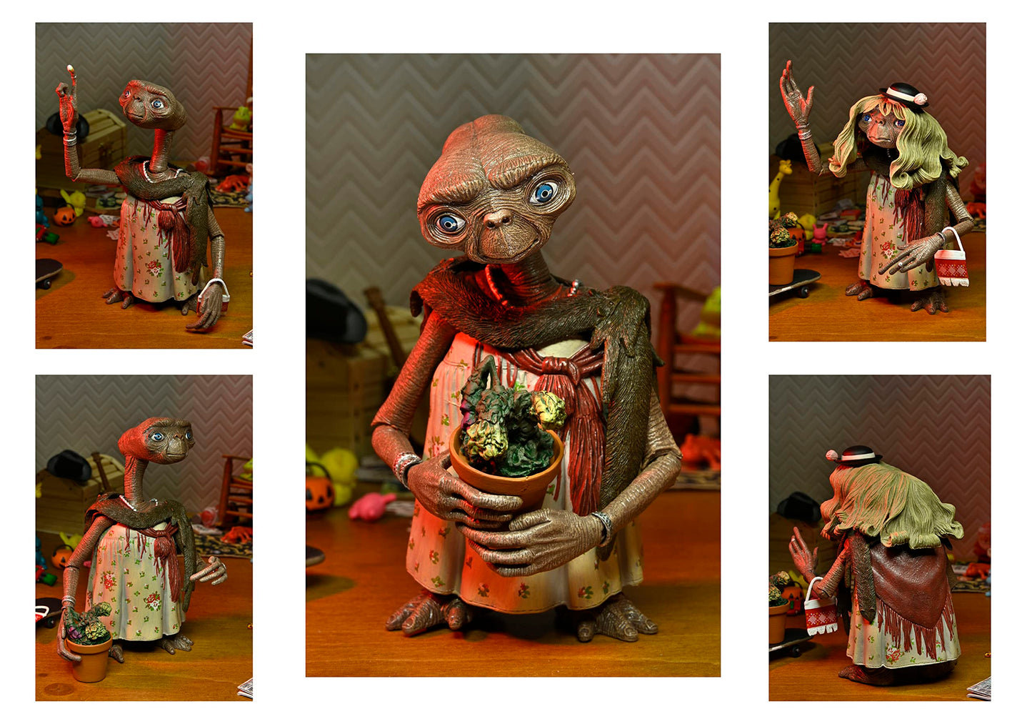 NECA E.T. 40th Anniversary Ultimate Dress-Up Figure – 7-Inch Scale