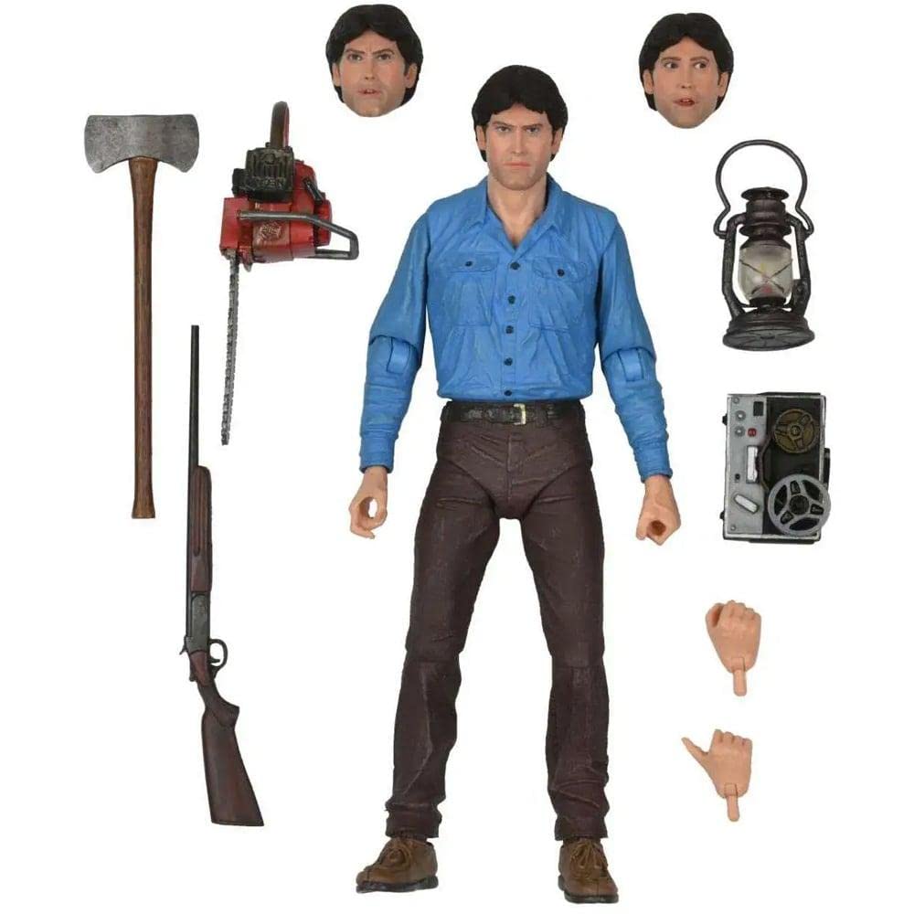 NECA Evil Dead 40th Anniversary Ultimate Ash 7-Inch Figure | Collectible Action Figure
