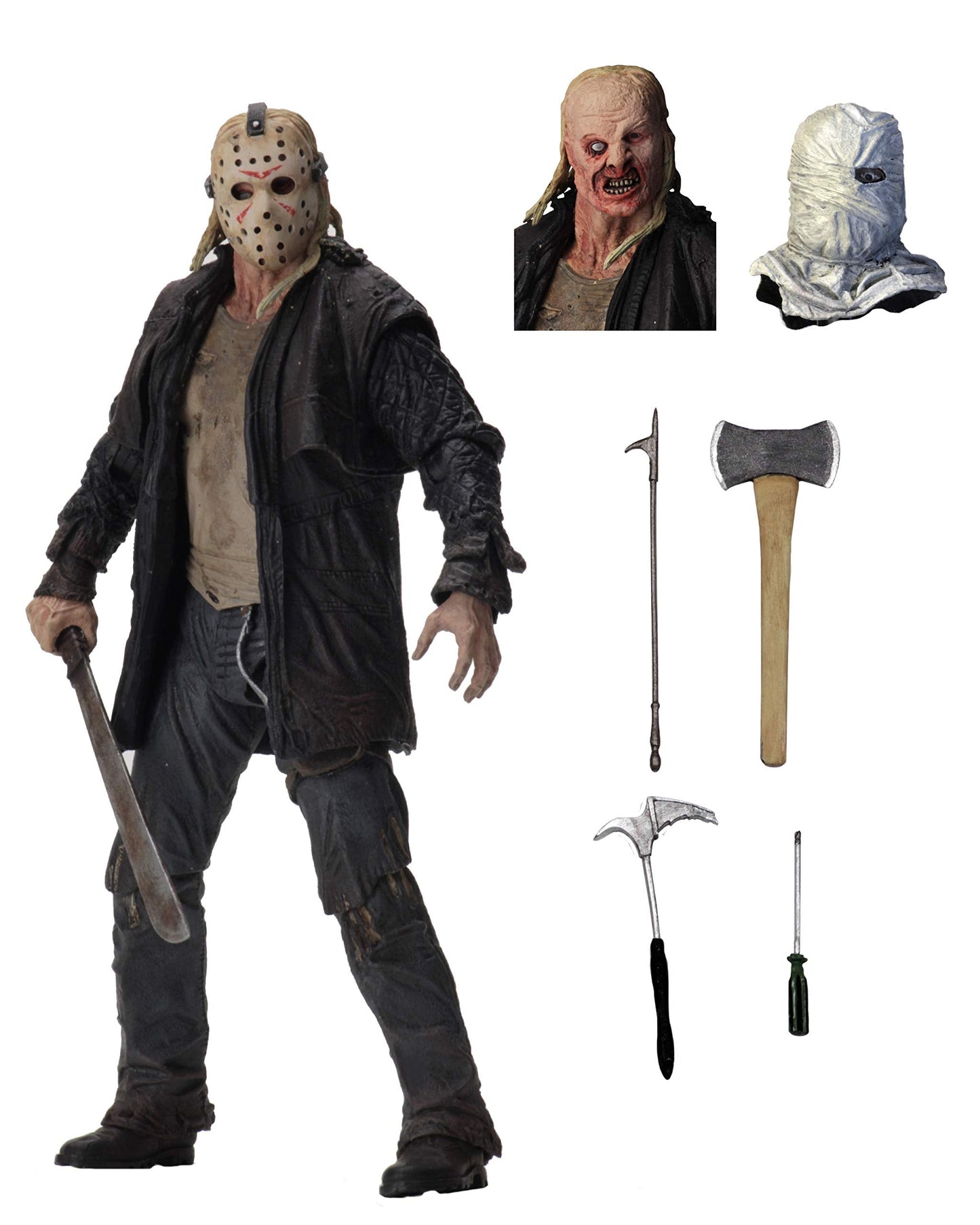 NECA Ultimate Jason 7-inch Action Figure – Friday the 13th (2009 Remake)