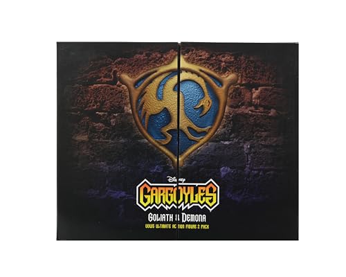 NECA Gargoyles Goliath and Demona 7-Inch Collectible 2-Pack – Deluxe Gatefold Box