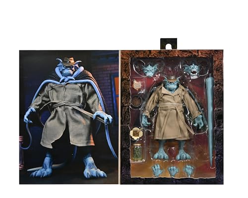 NECA Gargoyles Detective Broadway Silver Falcon – 1:7 Scale Figure (Closed Wings)