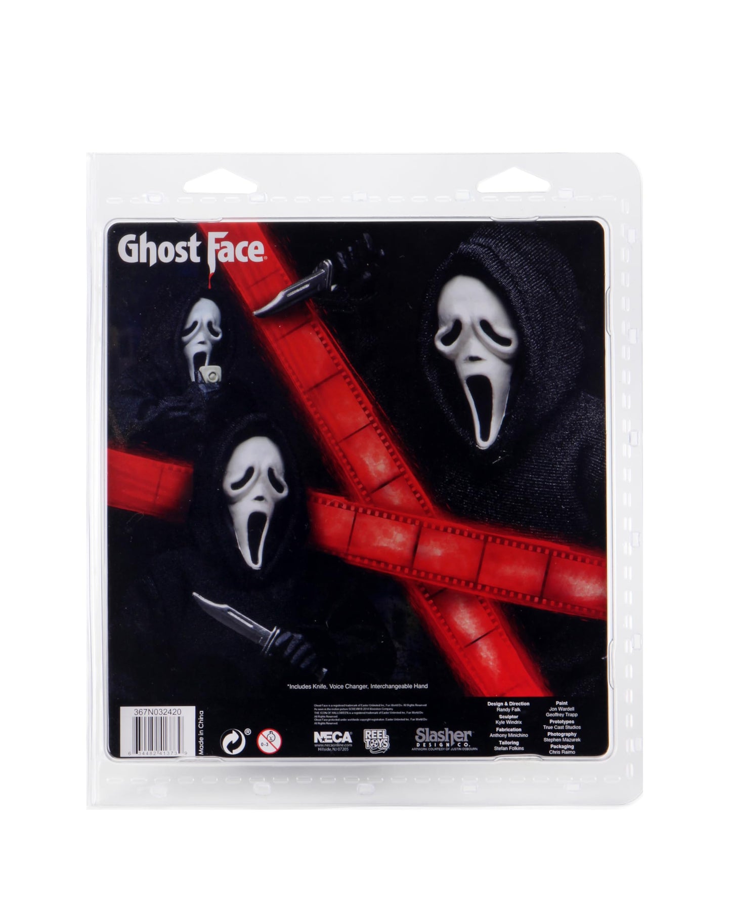NECA Ghost Face – 8in Clothed Figure | Poseable Scream Collectible