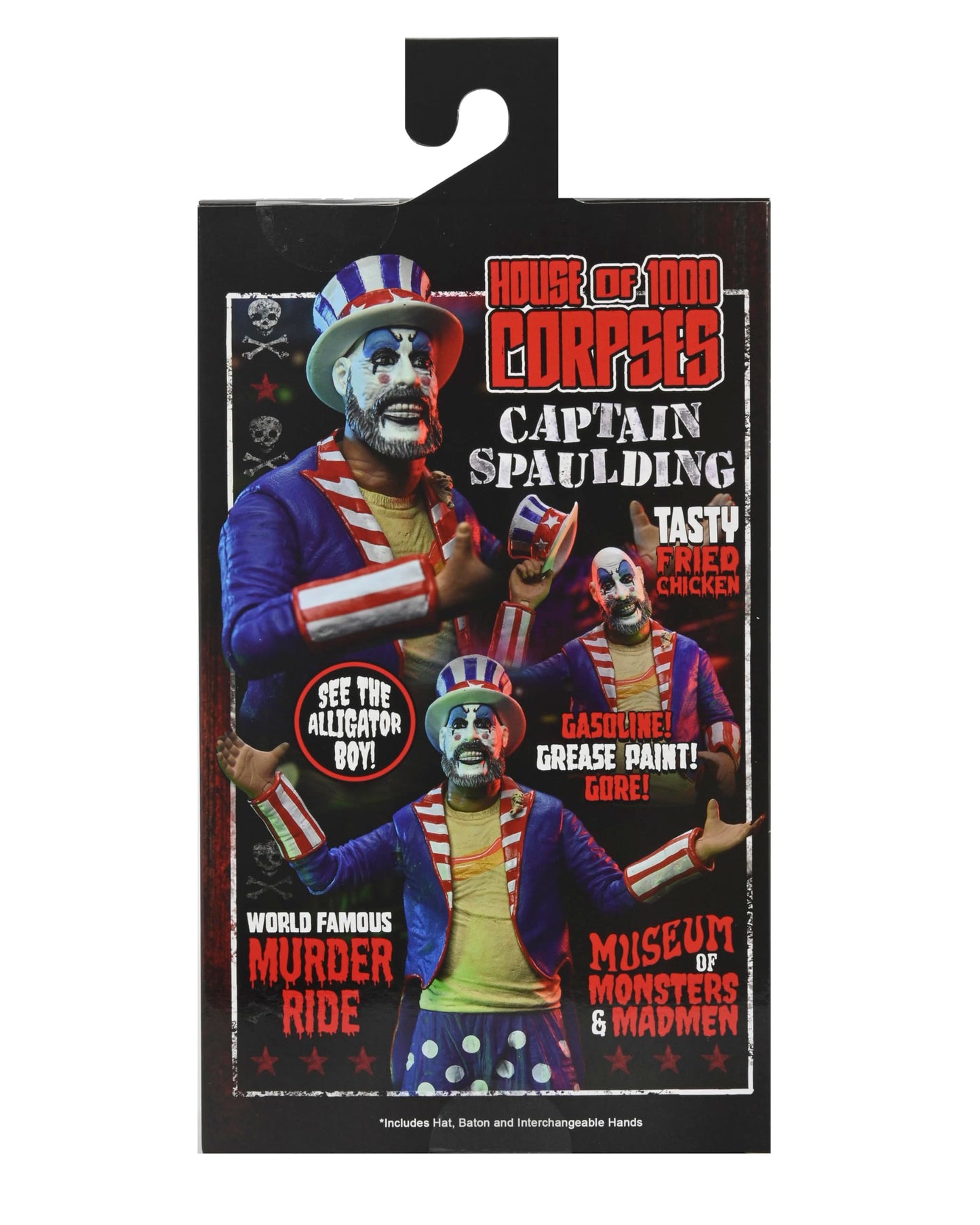 NECA Captain Spaulding 7-Inch Action Figure - House of 1000 Corpses 20th Anniversary