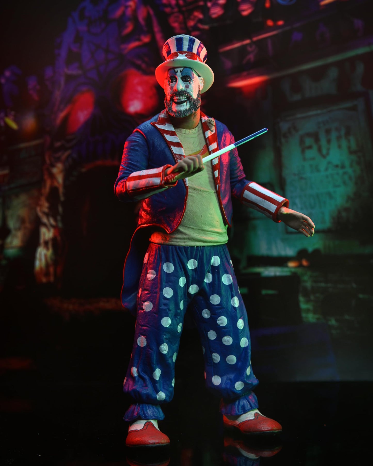 NECA Captain Spaulding 7-Inch Action Figure - House of 1000 Corpses 20th Anniversary